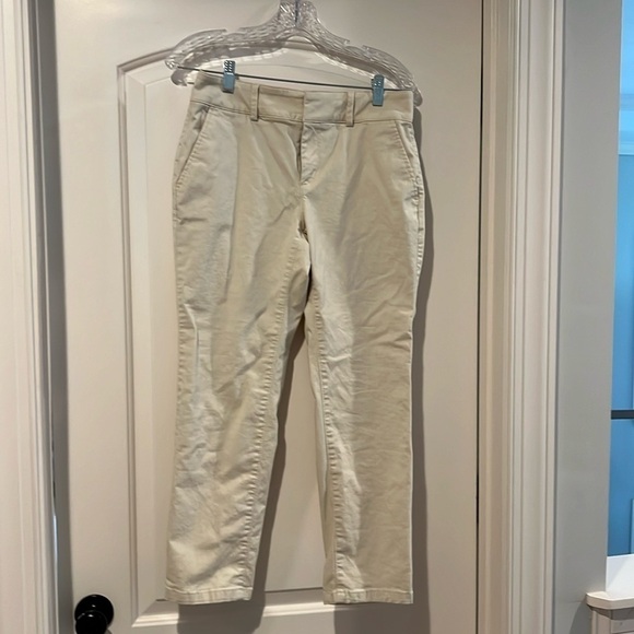 LOFT Pants - Loft Khaki Stretch Chino Pants Size 6P Petite